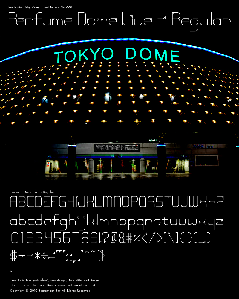Perfume Dome Live – Regular